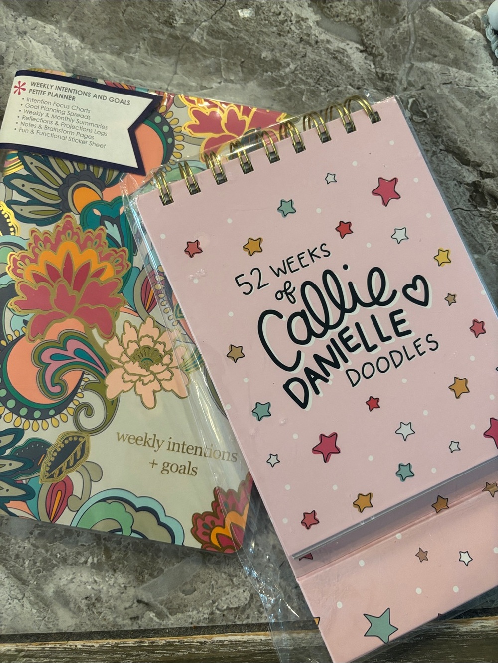 Erin Condren Goal Planner and Callie Danielle Desk Calendar